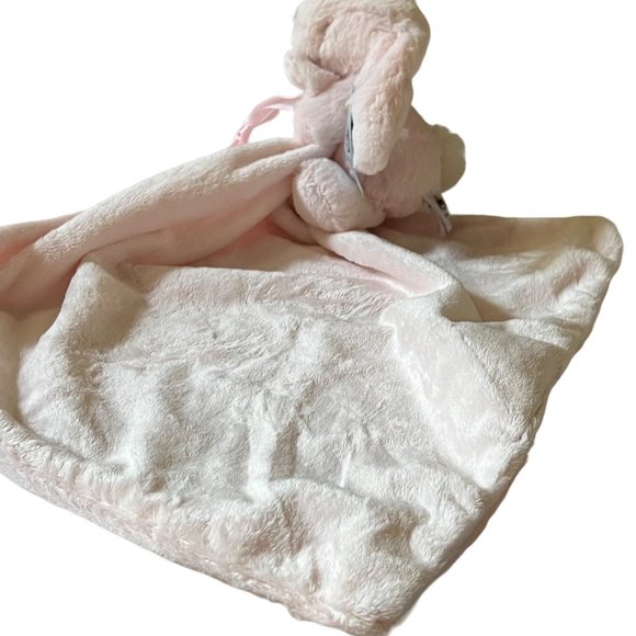 Jellycat Bashful Pink Bunny Soother 13" Lovey Lovie Nunu Security Blanket Baby - Picture 3 of 9